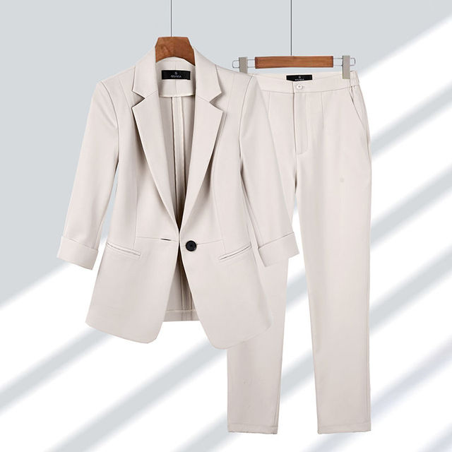 Evy™ |  Two-Piece Blazer and Pant Set