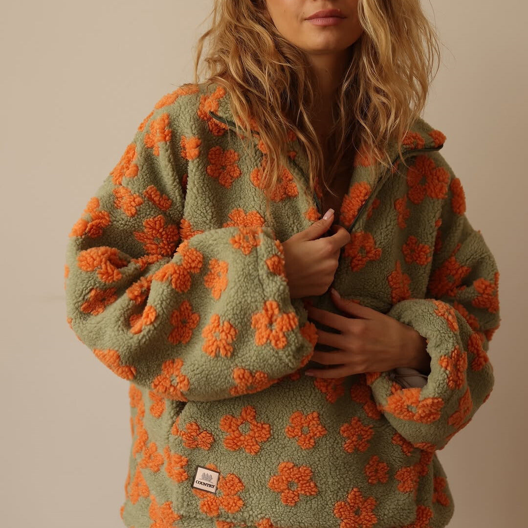 Aysha | Fleece Bloom Sweater