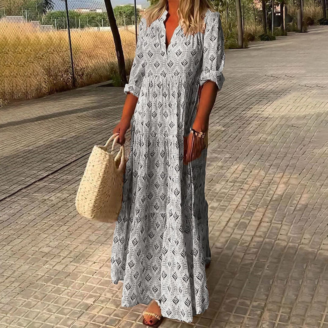 Alexa - Flowy Boho Maxi Dress