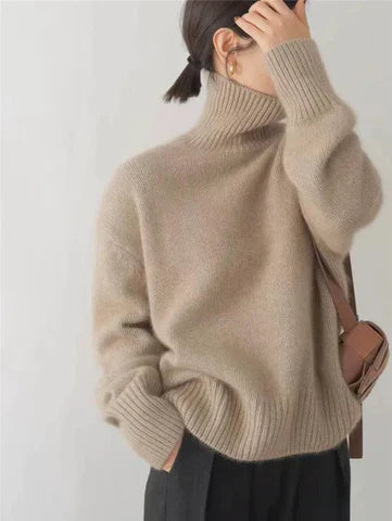 Isabel - Cashmere Turtleneck Sweater