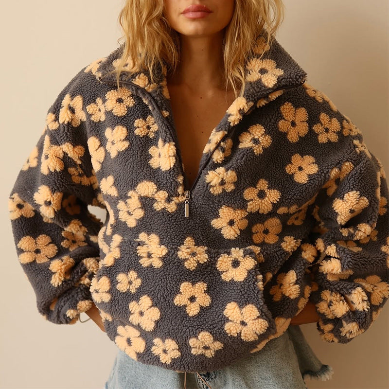 Aysha | Fleece Bloom Sweater