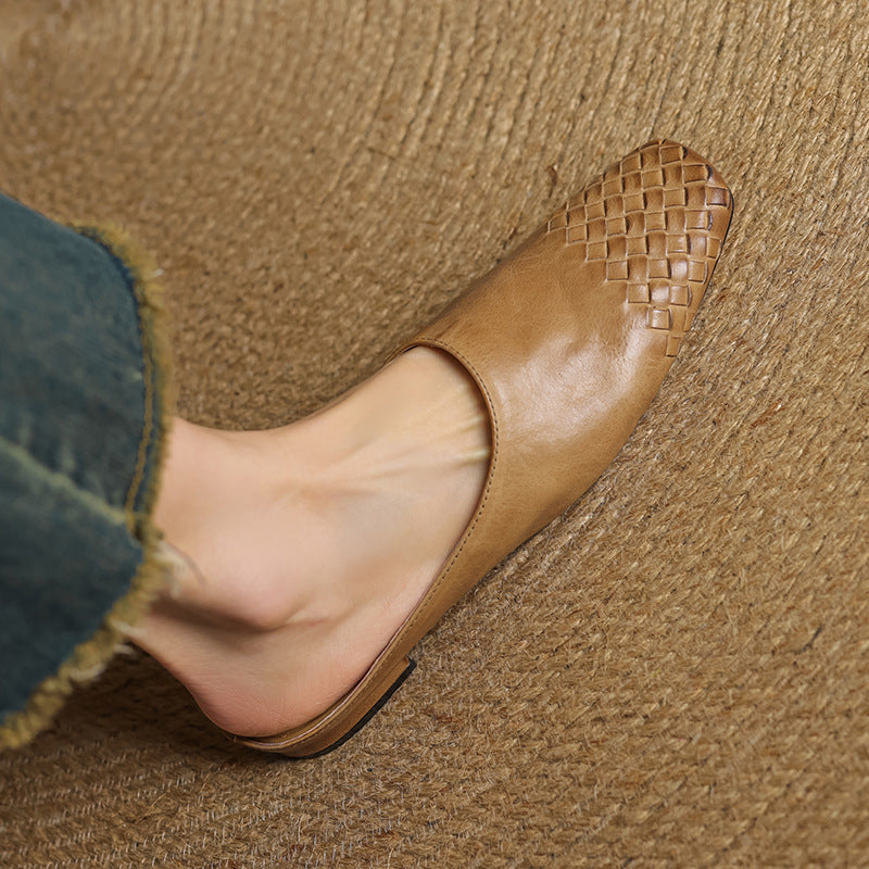 Velmirae | Woven Slip-On Slides for Comfortable Everyday Walking