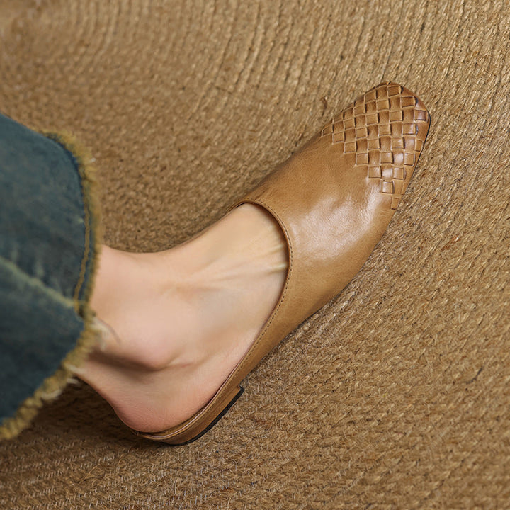 Velmirae | Woven Slip-On Slides for Comfortable Everyday Walking