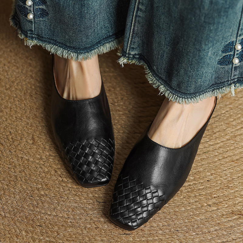 Velmirae | Woven Slip-On Slides for Comfortable Everyday Walking