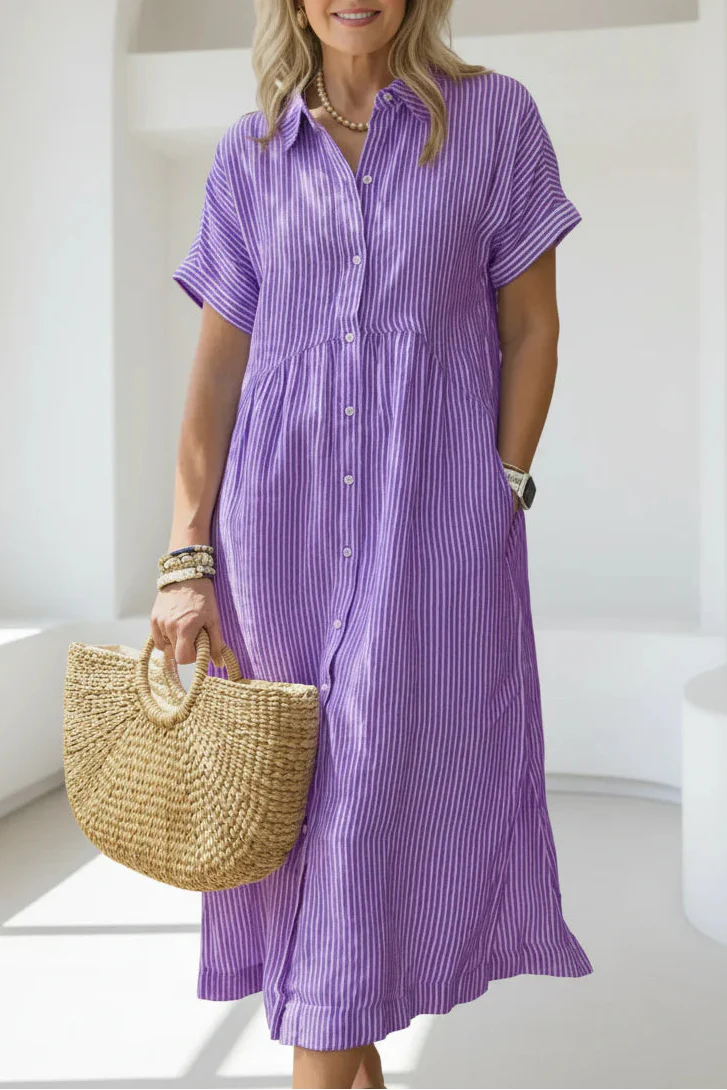 Olivia - LOOSE STRIPE DRESS