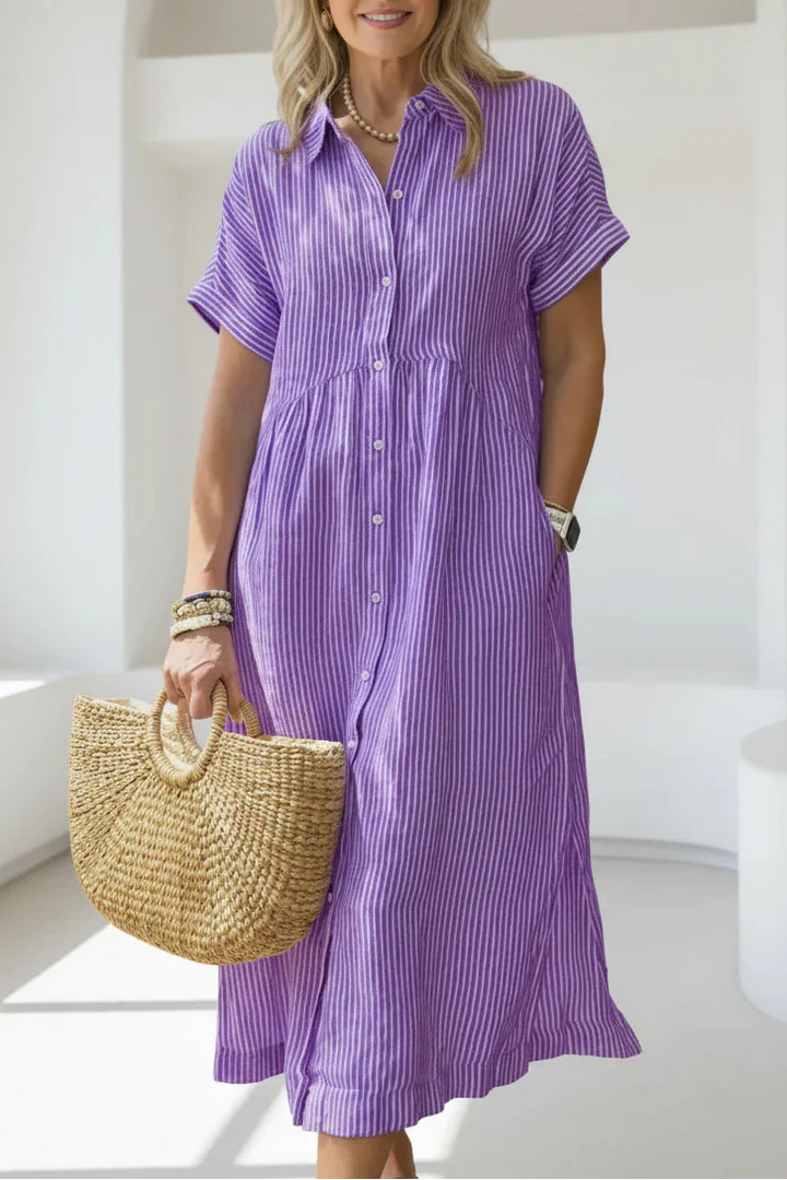 Olivia - LOOSE STRIPE DRESS