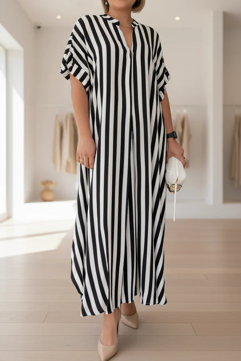 Elodie – STRIPED MAXI DRESS