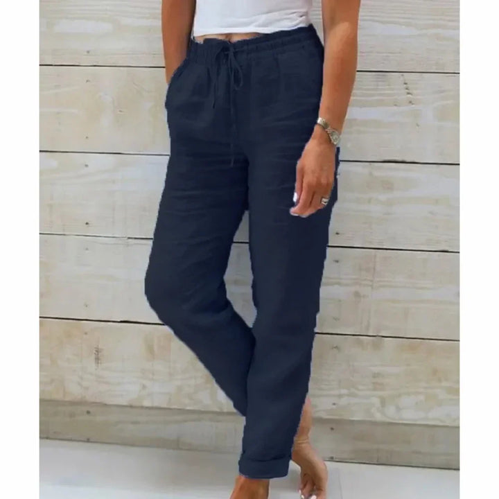 Elisa™ | Cotton Linen Casual Trousers