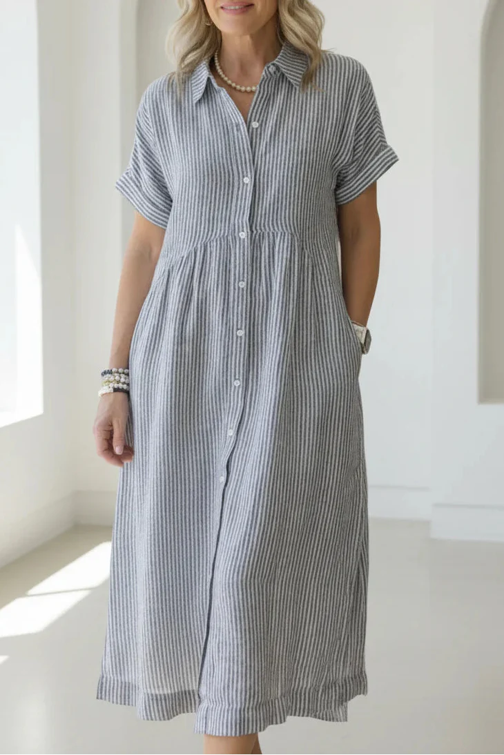 Olivia - LOOSE STRIPE DRESS