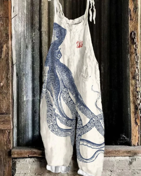 Alea™ | Lightweight artisanal overall in octopus style