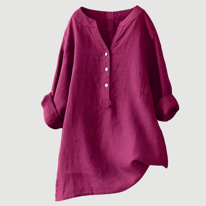 Josianne | Lightweight and Comfortable Women's Linen Blouse