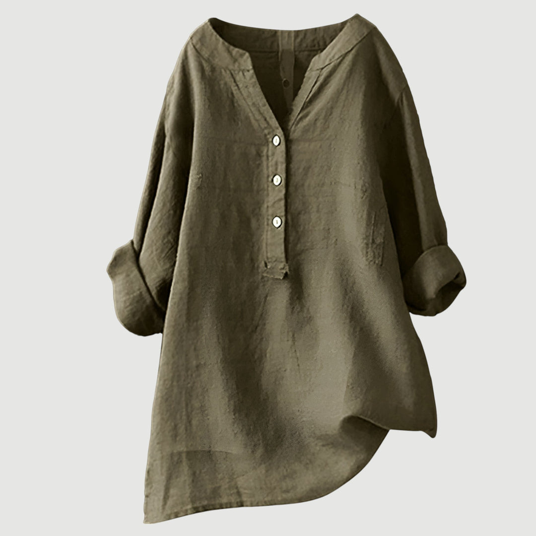 Josianne | Lightweight and Comfortable Women's Linen Blouse