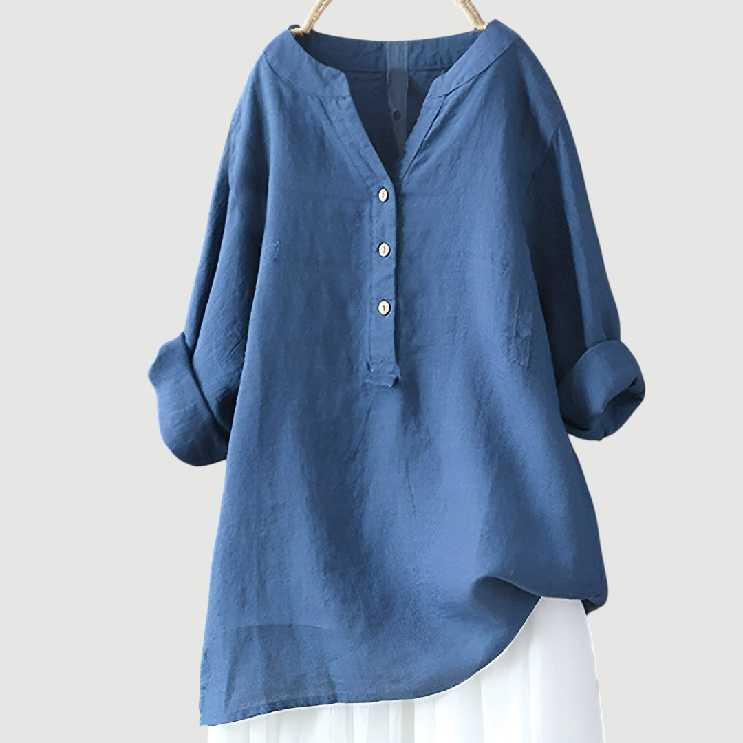 Josianne | Lightweight and Comfortable Women's Linen Blouse